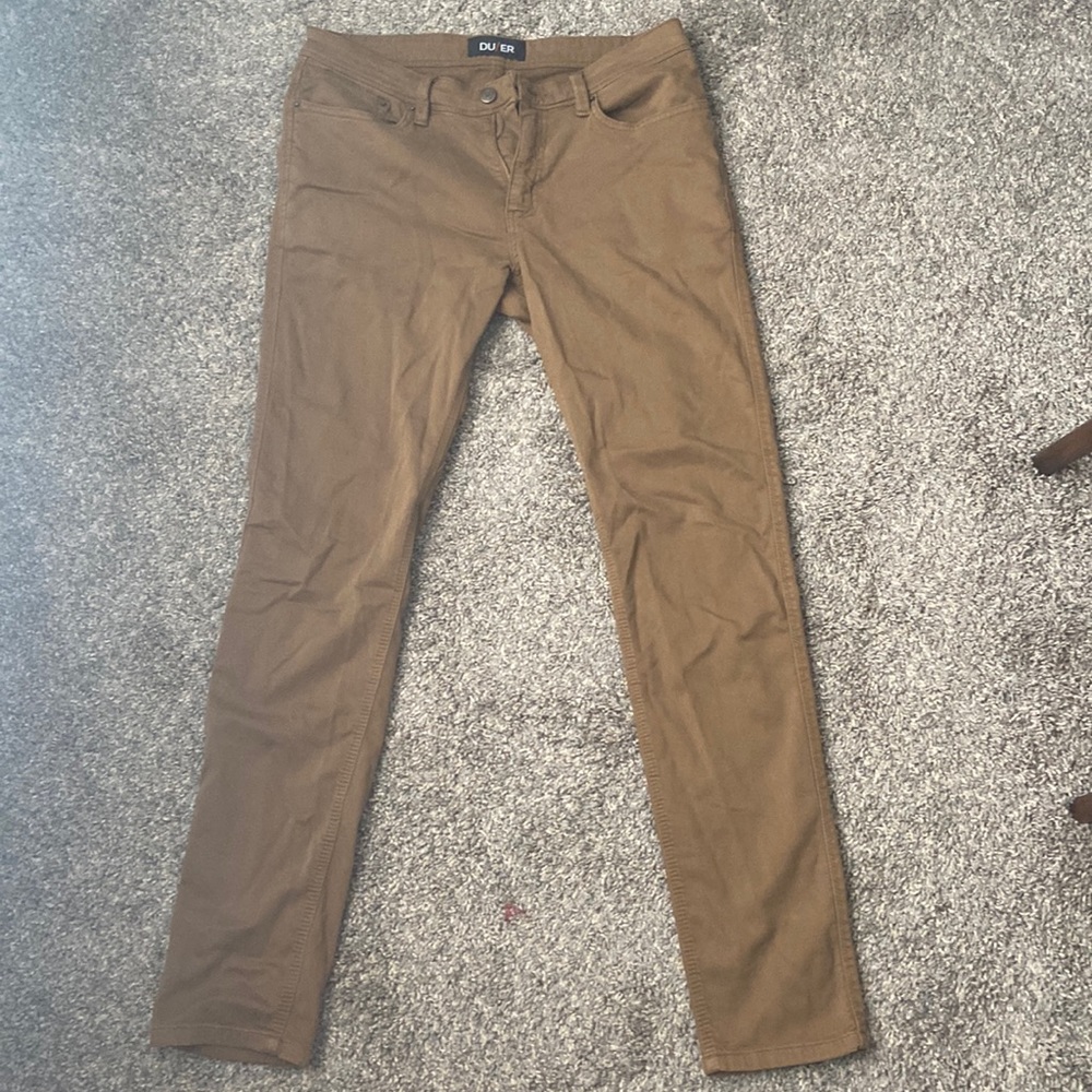 DU/ER - No Sweat Pant Slim - Tobacco